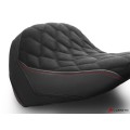 LUIMOTO (Hex-Diamond) Rider Seat Cover for the HARLEY DAVIDSON STREET BOB (2018+)